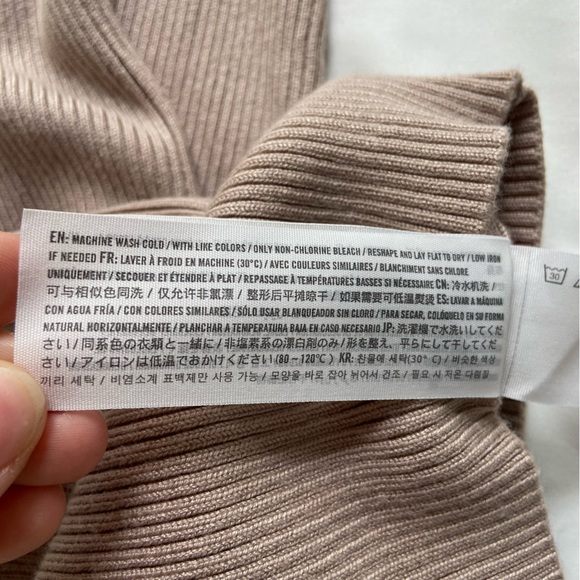 NWT Abercrombie & Fitch Cinched Front Cutout Sweater Midi Dress - Picture 10 of 14